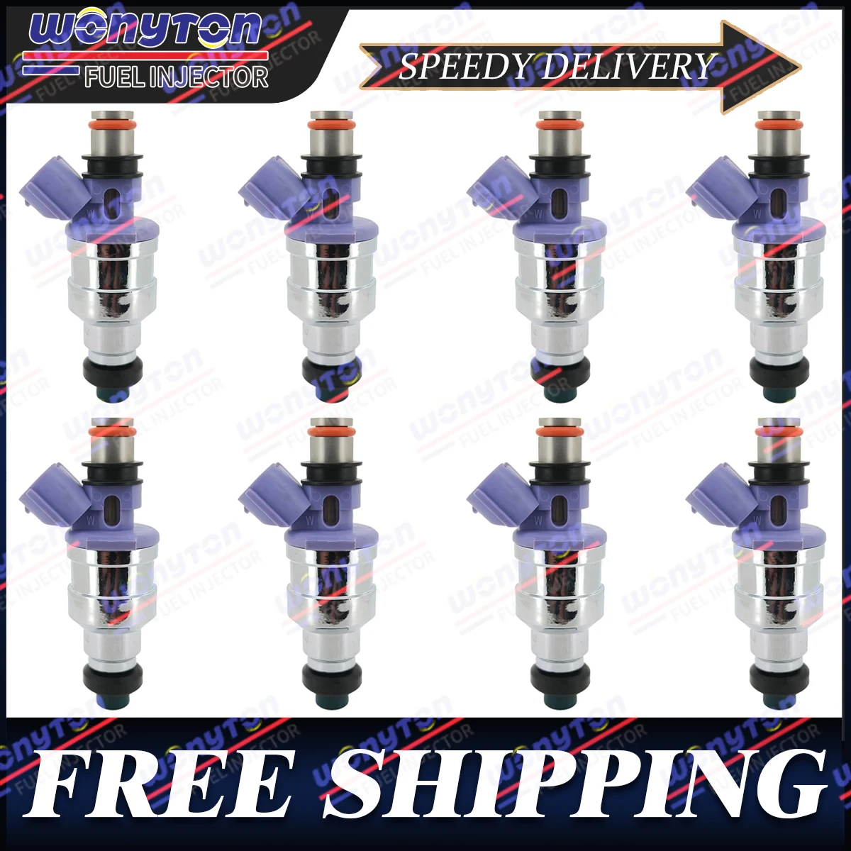 

Set (8) Fuel Injectors 23250-50010 for 1990-1992 Lexus LS400 4.0L V8