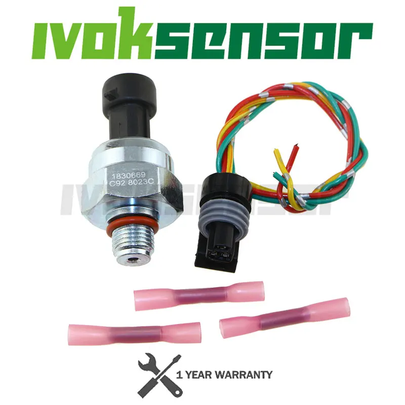 1830669C92 Injection Control Pressure ICP Sensor For Navistar DT466E DT466 DT530 I530E HT530 DT466 With Pigtail Connector Plug