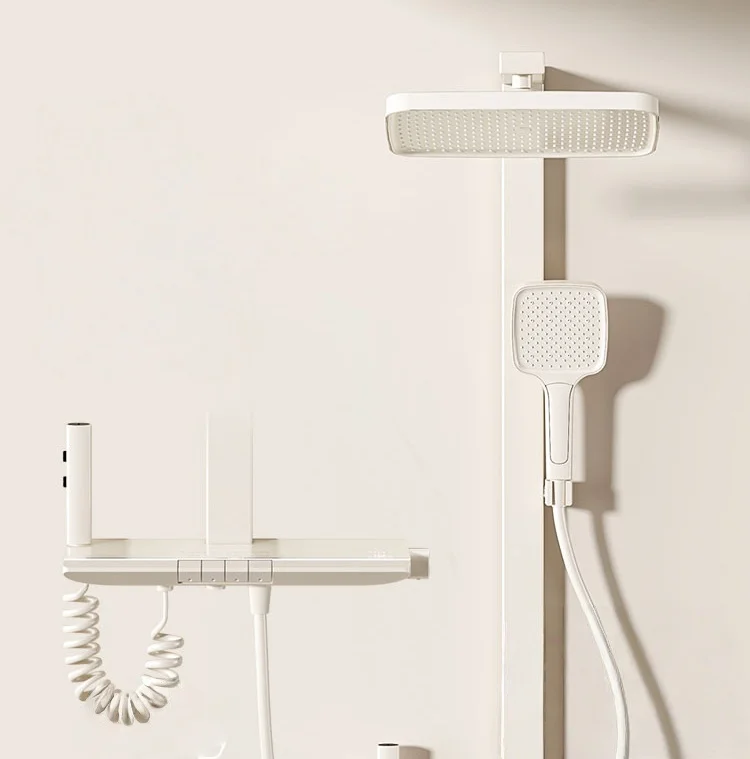 set soffione doccia pannello bagno rubinetto pioggia esterno testine sistema cascata filtrato intelligente per rubinetti miscelatori