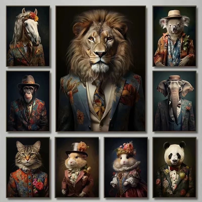 

Boho Animal Lion Elephant Jigsaw Puzzle 1000PCS-50X70CM Colorful Scene Focus Activity Leisure Time Gift