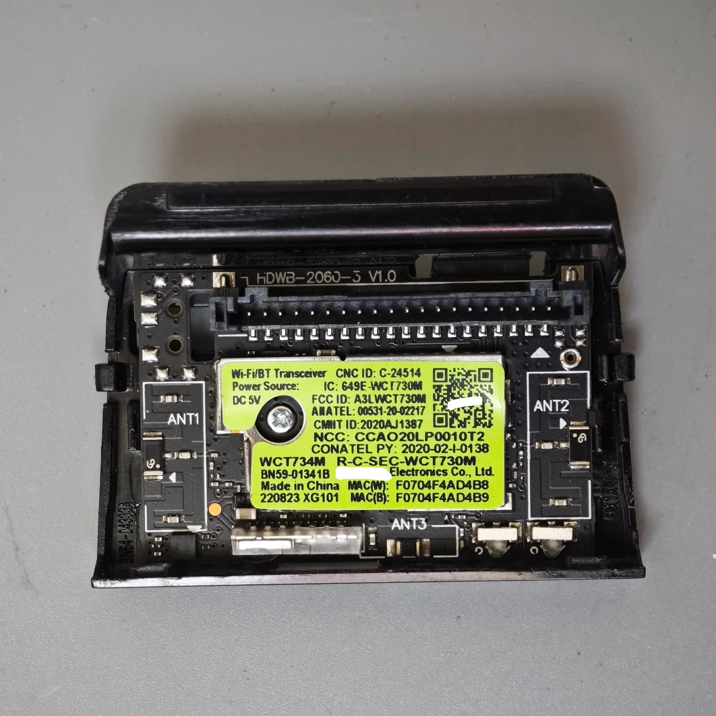 BN59-01341B WCT730M BN64-04333B 와이파이 및 블루투스 무선 모듈, 삼성 TV UN55TU7000 UN65TU7000 UN82TU700D 호환