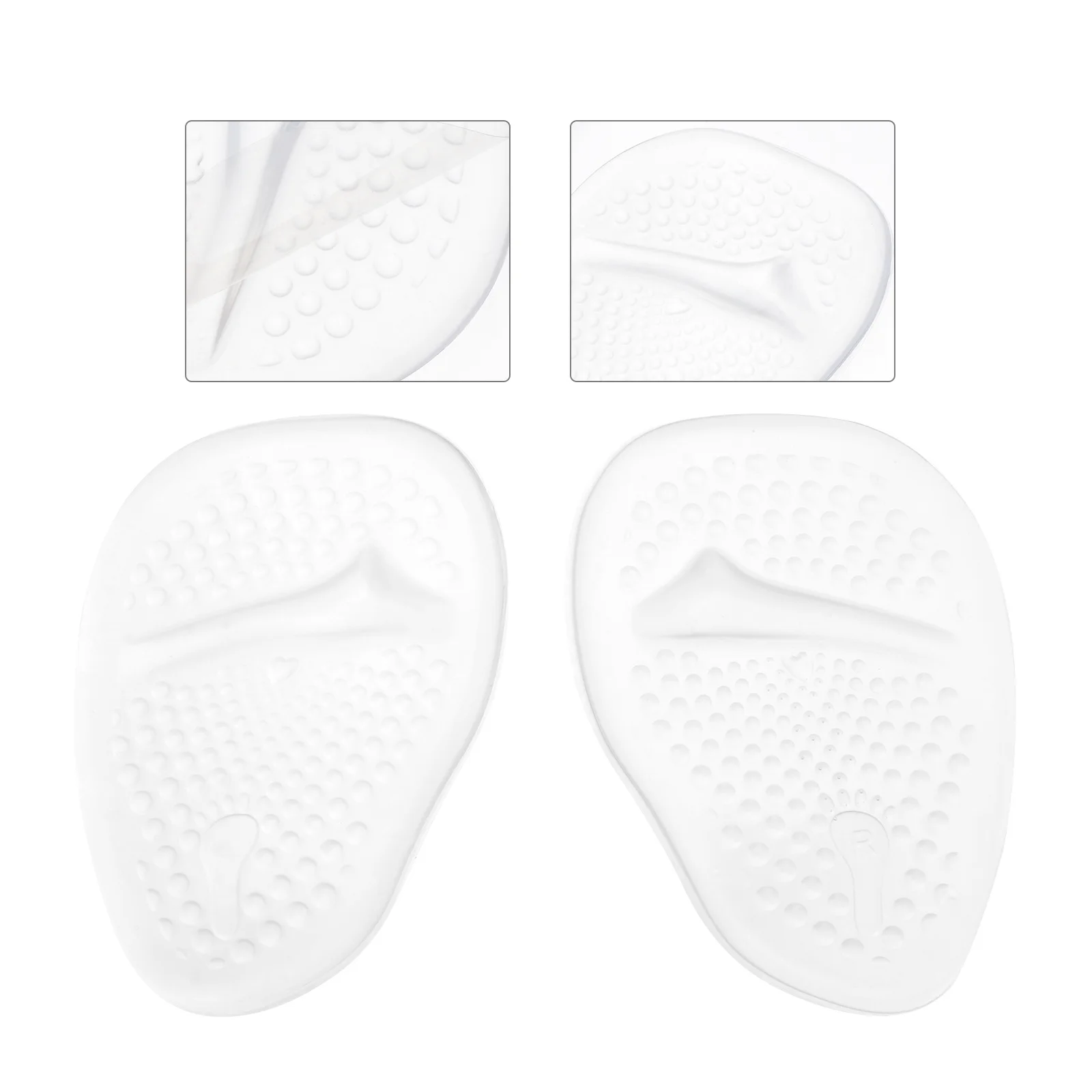 

3Pairs High Heel Cushion Anti-Slip Pads Thickened Forefoot Shoe Inserts Foot Pads for Pain Relief and Heel Slip Prevention