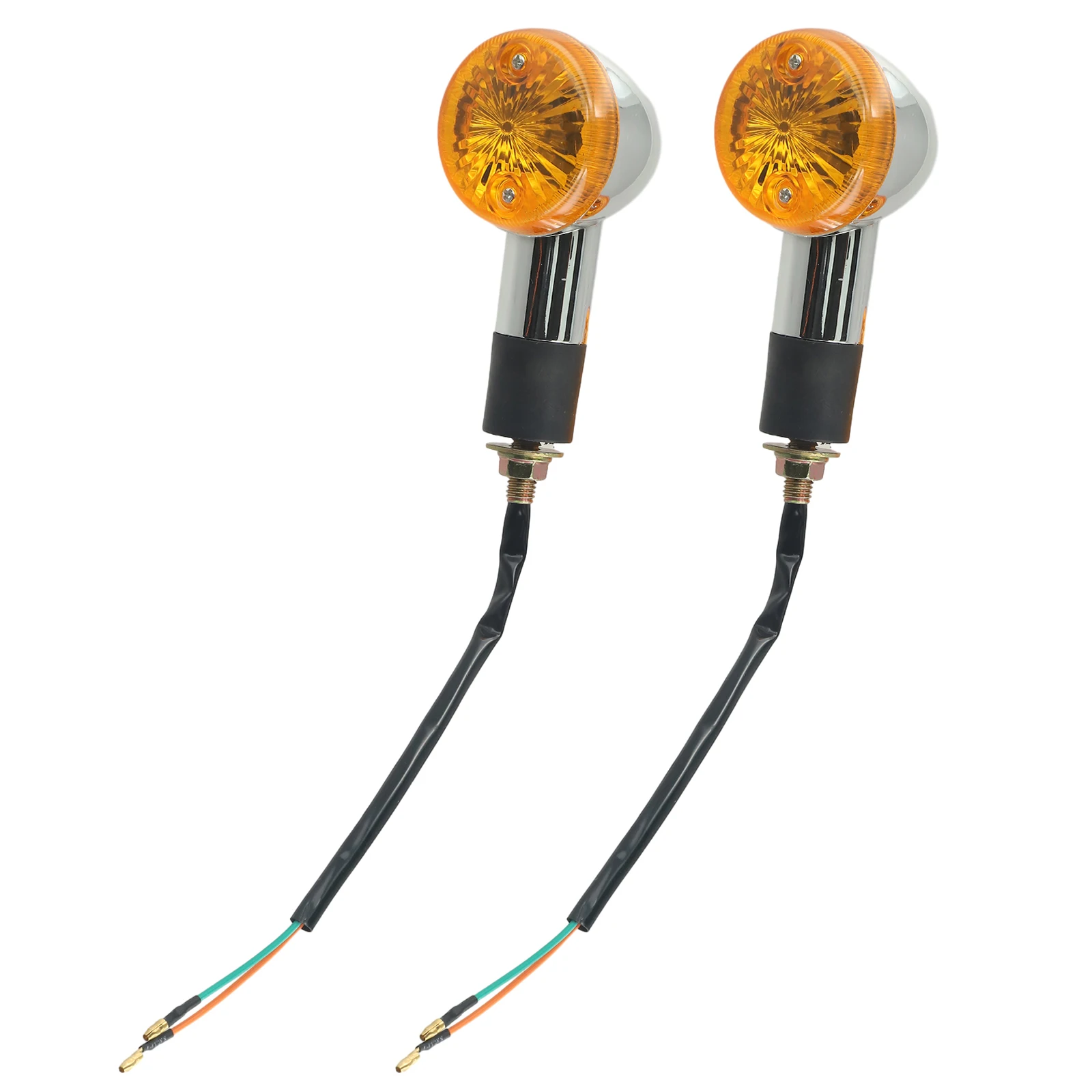 10 Вт световой указатель поворота 1100 VTX 12 В индикатор для мотоцикла VT 750 водонепроницаемый янтарный хромированный пластиковый корпус