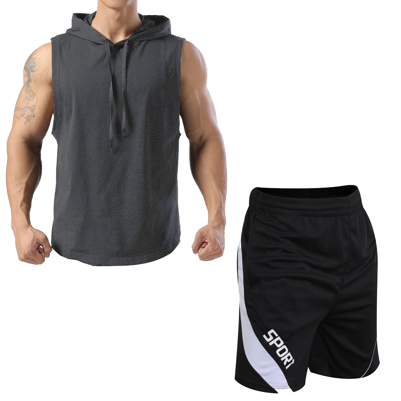 

2026 Summer New Men's Fashion SportswearGym Fitness Short Pants Training Jogging BottomMen's Clothing