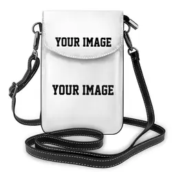 Your Image - Custom Made Cell Phone Purse Custom Design Your Own Shoulder Bag Customized Purses