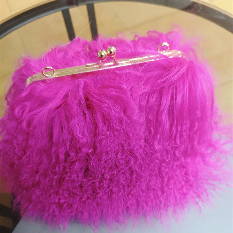 

New Korean-style beach wool Handbag Party Evening Clutch Bag Women Wedding Purse Handbag Shoulder Chain Bag Designer Bag