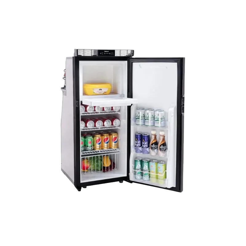 Boat DC12V24V Large Capacity Fridge Freezer Of Travel Trailer Caravan RV With 76L 152L Cooling Unit For Boat RV Fridge Freezer