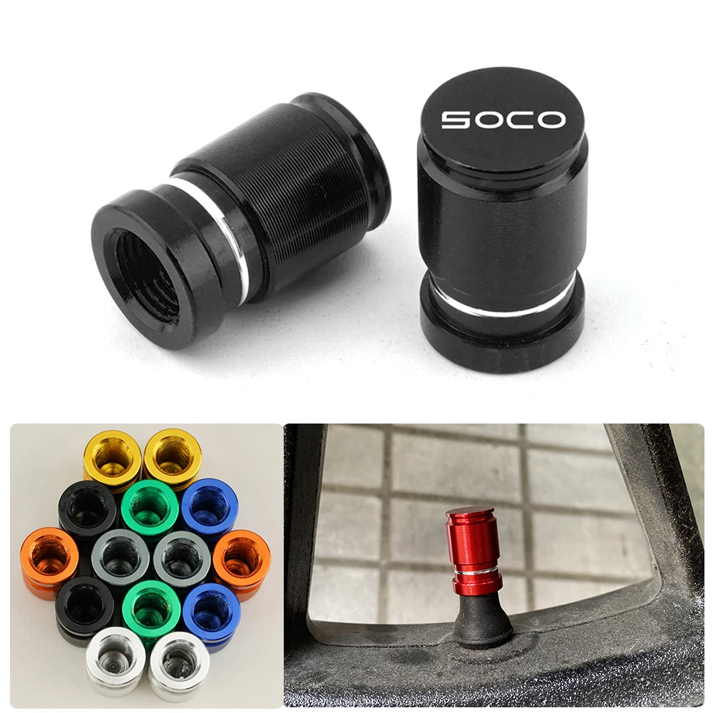 Motorcycle Top-grade Accessories Wheel Tire Valve Caps For Super Soco CPx CUmini CUx TC 50 Max Wanderer TCMax TS 50 2019-2023