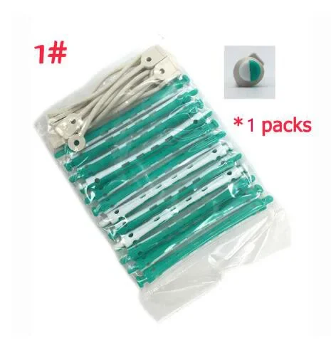 Neue 12-teilige Salon Gummiband Lockenwickler Set Kalte Dauerwelle Stangen Lockenwickler Bars Haarspange Curling Flauschige Wellenförmige Haar Maker Styling DIY