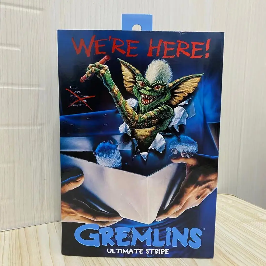 Neca Gremlins Figure Gremlins Mouth Movable Pvc Action Figurine Collectible Model Toys Christmas  Home Decor For Custom Gift