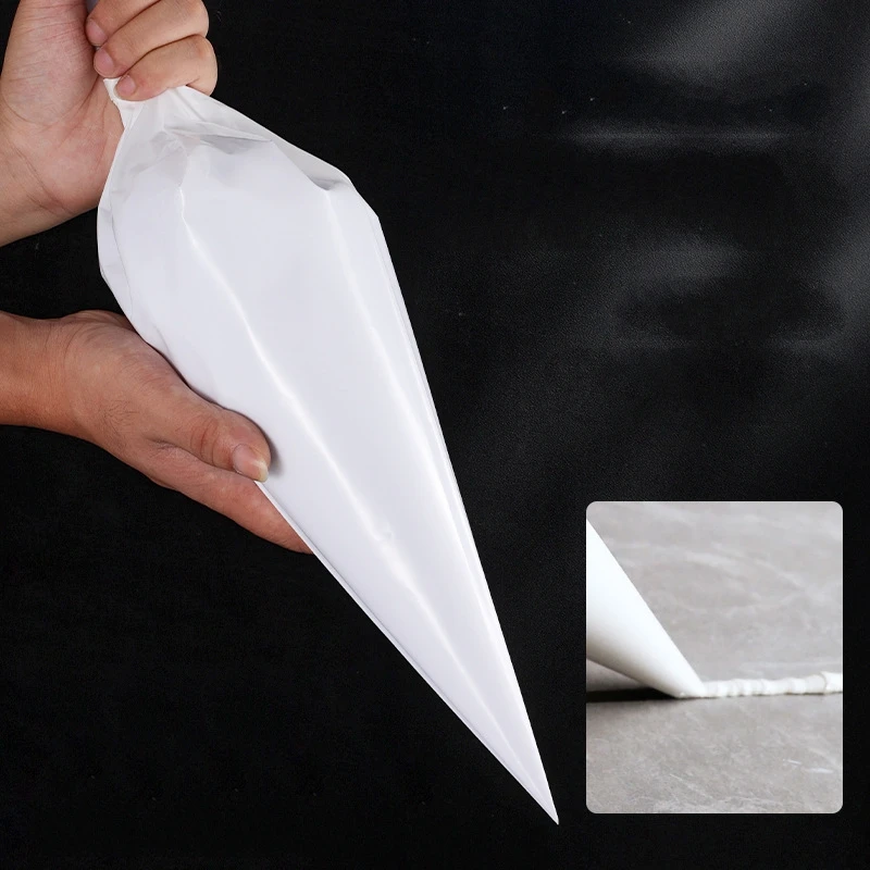 20/50pcs Tile Grout Masonry Mortar Bag with Molded in Tip Tear Puncture Resistant Heavy Duty Vinyl Piping Cement Bag