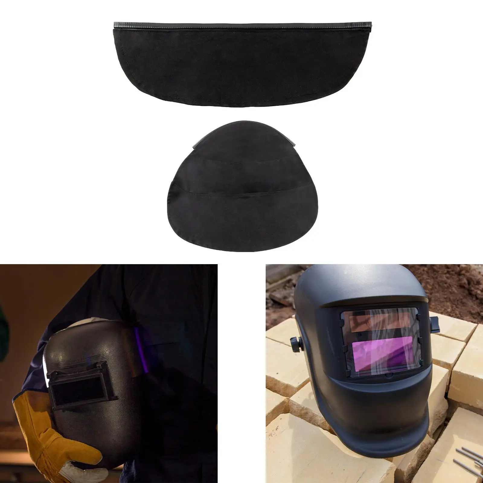 Welding Hard Hat Mask Cover Anti Scalding Accessories Flame Retardant Fabric