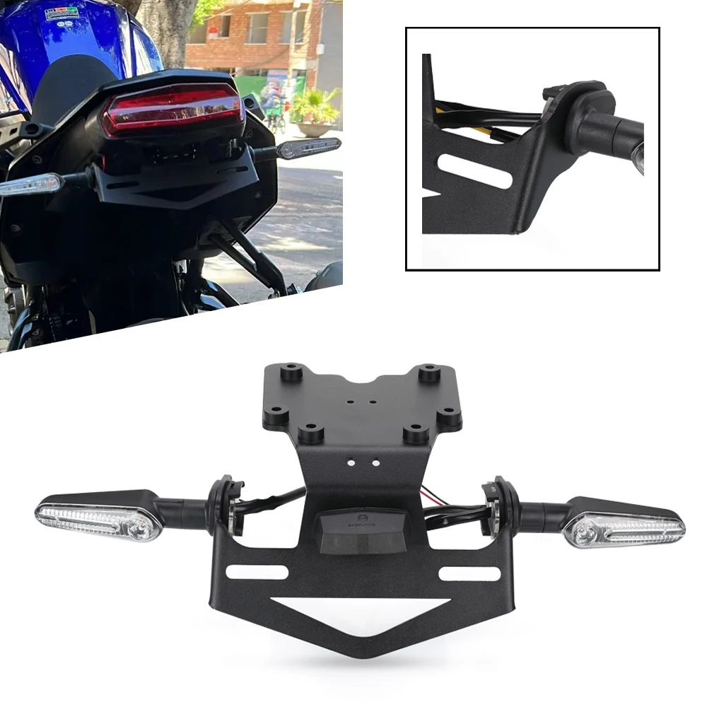 

For Yamaha Tenere 700 T7 2019 - 2026 Motorcycle Accessories Rear Tail Tidy Fender Eliminator Kit License Plate Holder Bracket