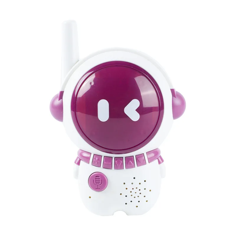 أطفال لاسلكي تخاطب مغير الصوت مصباح يدوي ونغمة رنين اتصال واضح التفاعل بين الوالدين والطفل قابلة للشحن الاتصال الداخلي للأطفال