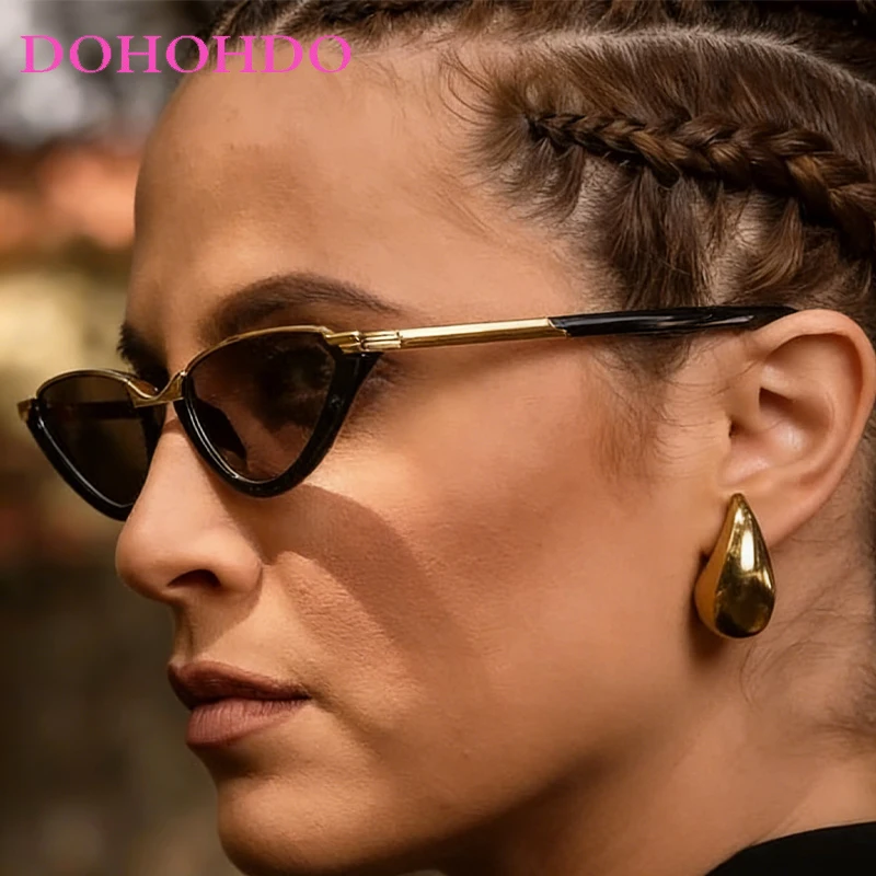 

Fashion Inverted Triangle Cat Eye Sunglasses Men Luxury Brand Designer Sun Glasses Women Outdoor Travel Drive Eyewear UV400 Очки