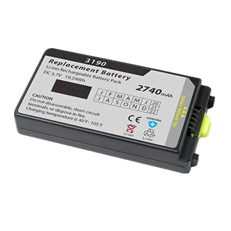 3.7v 2500mah Battery  82-127909-02 Li-polymer Rechargeable Battery  Barc.ode Scanner for MC3100 MC3190 MC3190G  MC30 MC3000