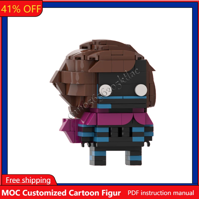 

200 PCS Customize Spider Famous Characters Series IRyS Brickheaded Sets DIY Creative Assembly Toys Kids Collection Display Gifts