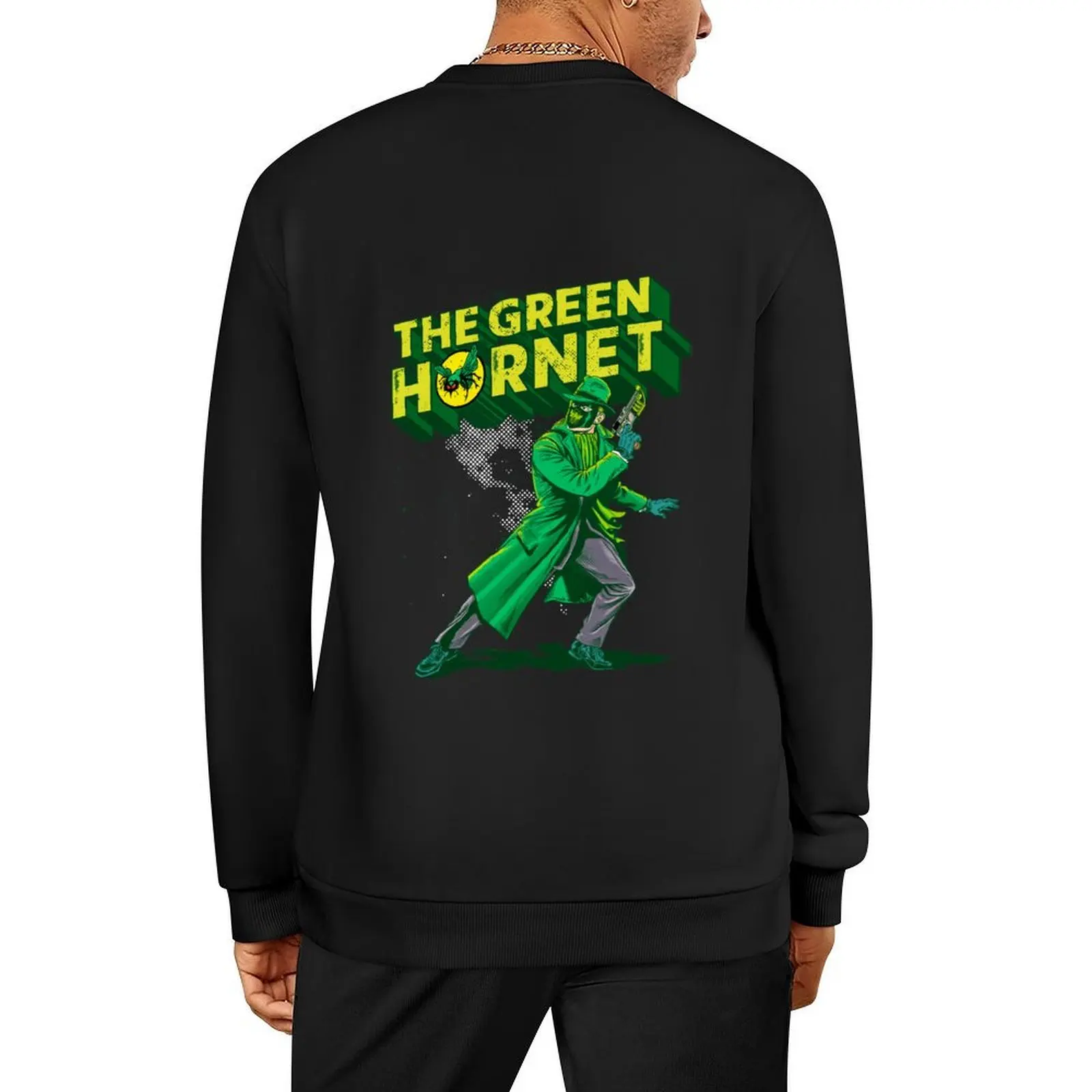

the vintage green hornet Pullover autumn clothes tracksuit japanese style autumn new products oversize sweatshirt