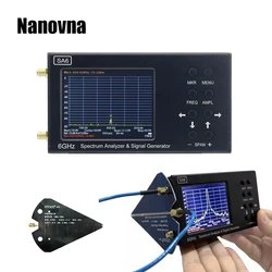 Nanovna SA6 Spectrum Analyzer 6GHz RF Handheld Frequency Analyzer HT5 Log Periodic Antenna EMI Test Provide PC Software Portable