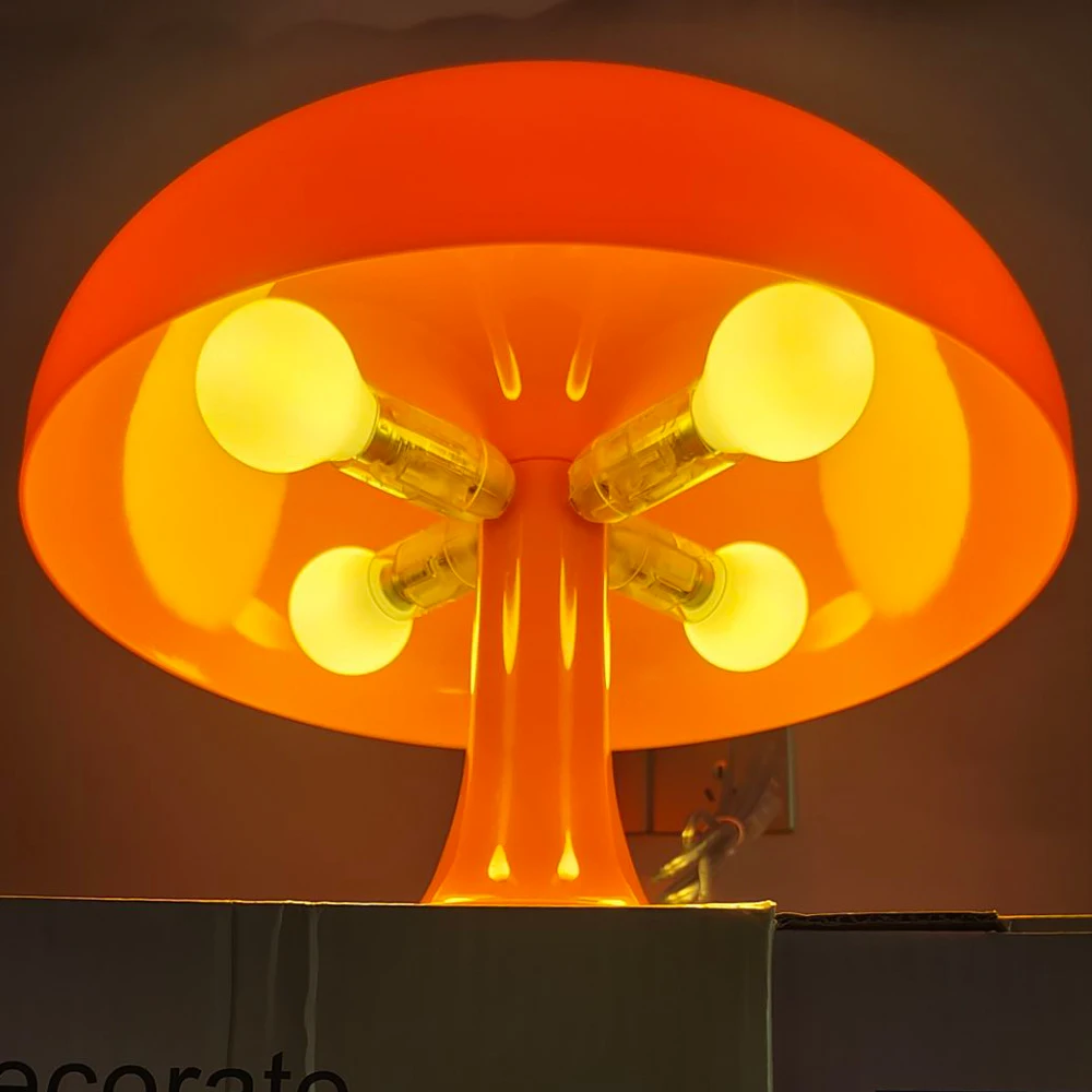 Alessi Modern Italy Designer LED Mushroom Table Lamp for Hotel Study Interior