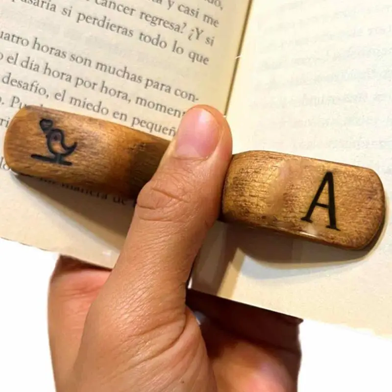 Thumb Book Holders For Reading Wooden Thumb Reader Handcrafted Thumb Book Page Holder For Readers Book Lovers Bookworms Keep