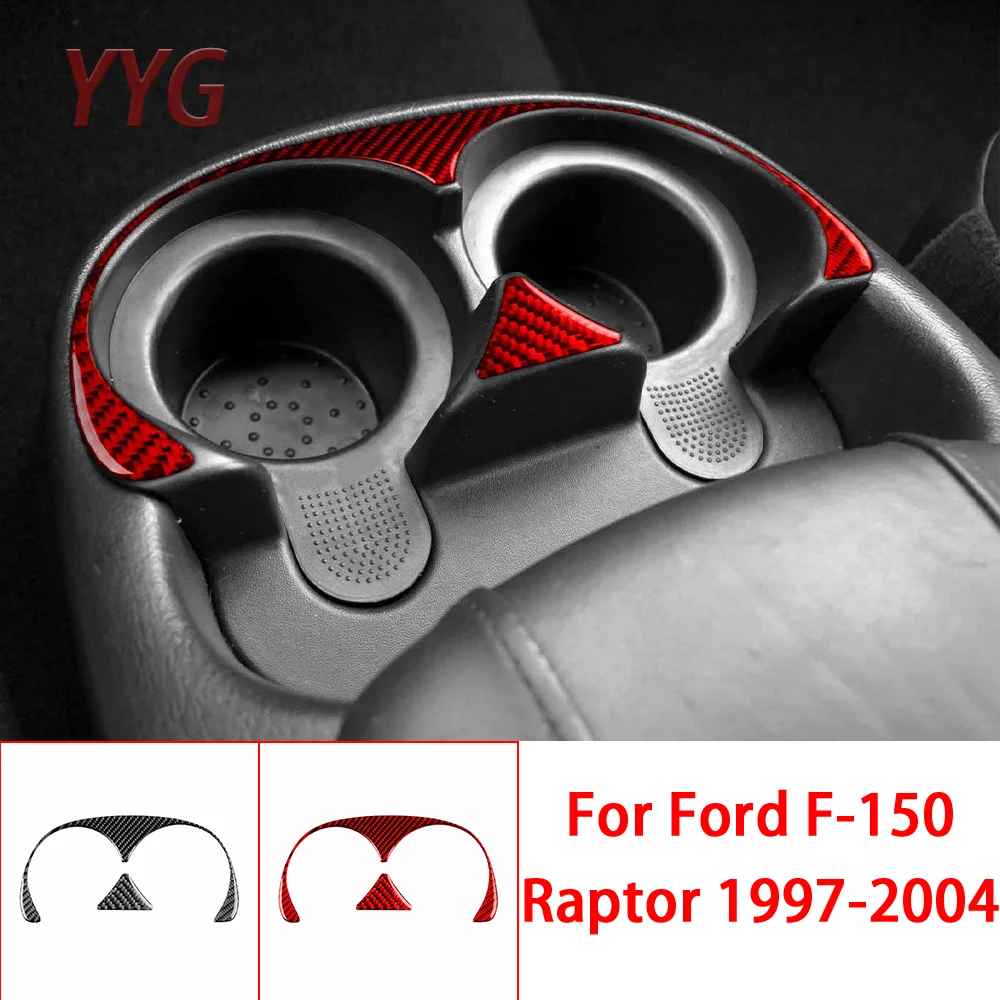 

Для Ford F-150 Raptor 1997-2004: Декоративная накладка на панель центральной консоли с держателем для стаканов, аксессуары для интерьера автомобиля, декоративные наклейки