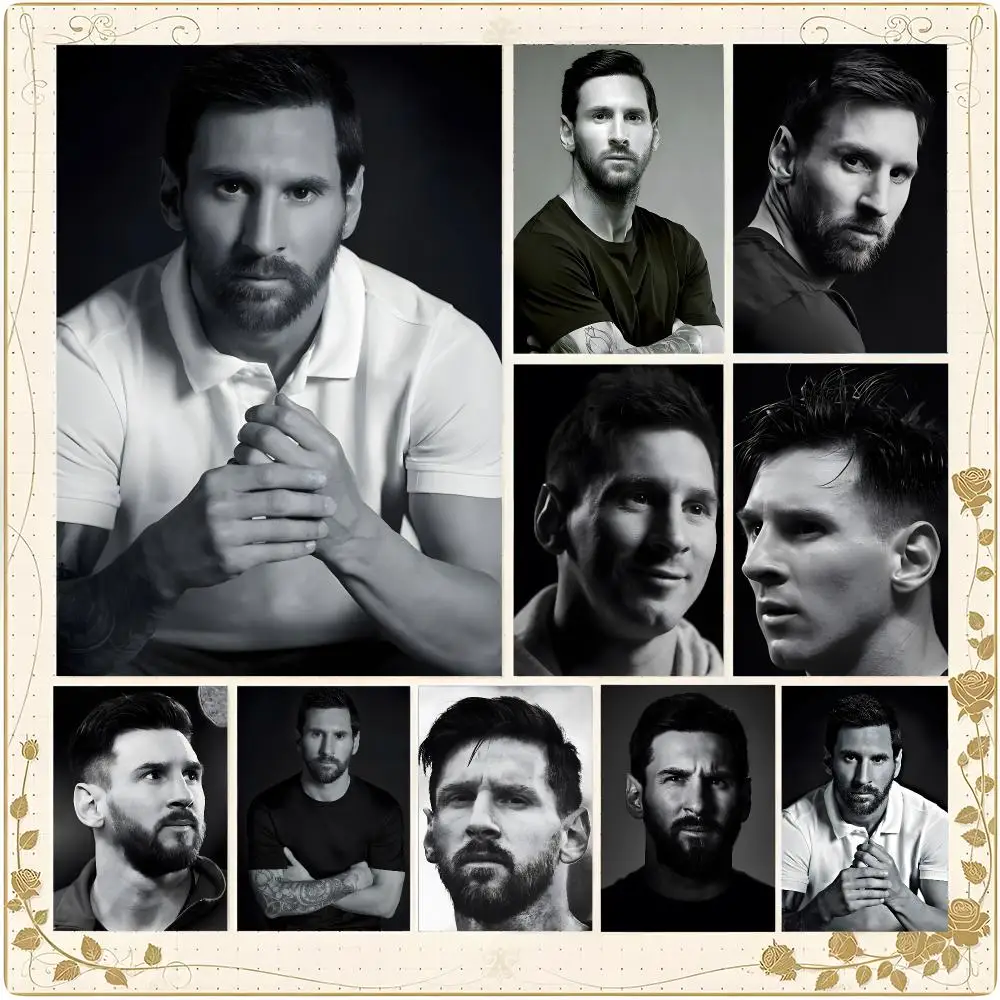 Athlete Football Lionel Messi Poster Wall Art Painting for Living Room Interior Decor and Gift Options