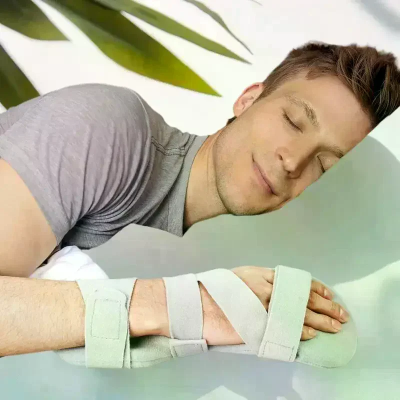 

Stroke Hand Brace Support Adjustable Finger Night Hand Splint Support Orthopedic Wrist Rest Arthritis Tendonitis Rehabilitation