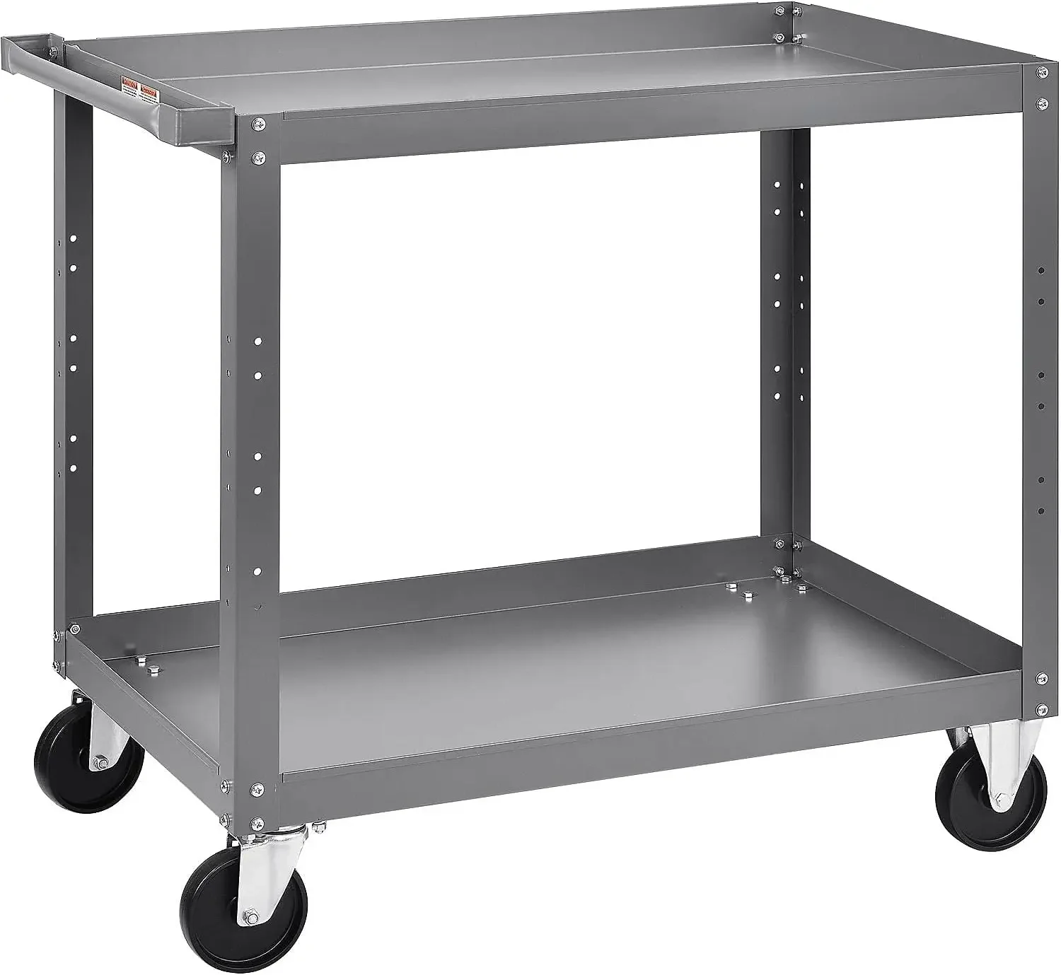 

Industrial 2 Shelf Steel Stock Cart, 800 Lb. Capacity, 36" L x 24" W x 36" H