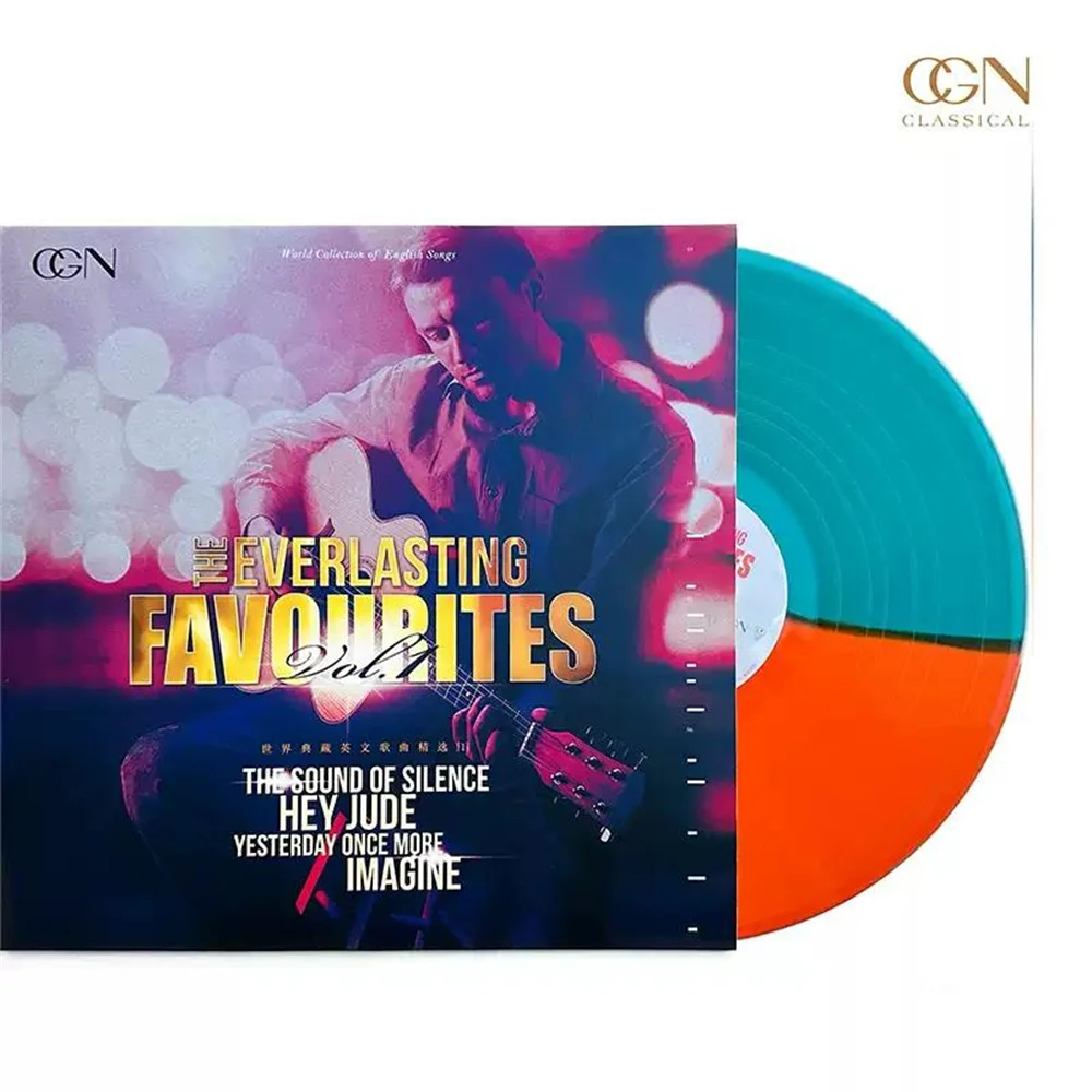 أصيلة LP مسجل فينيل الأوروبية والأمريكية الكلاسيكية الصينية الكلاسيكية موسيقى البيانو فيلم ملون خاص 12 بوصة