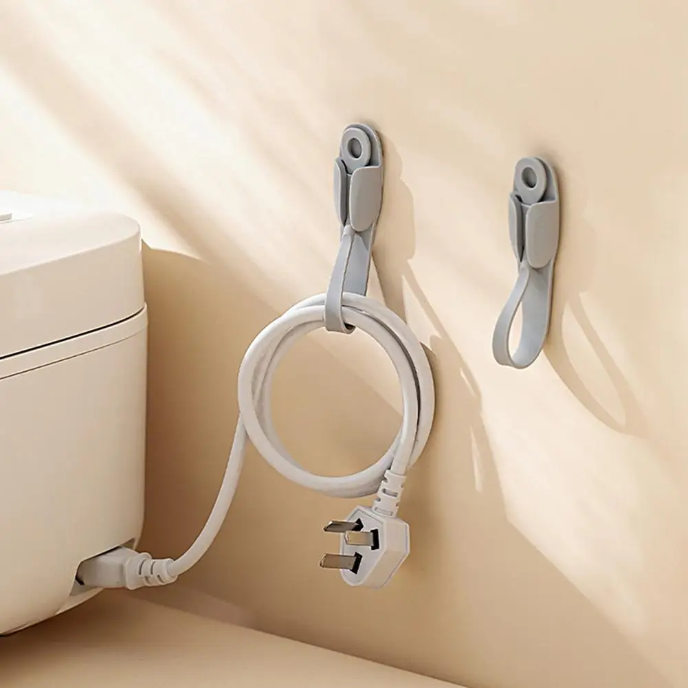 Power Cord Organizer Garland Hanger Strap Christmas Garland Hanger Adhesive Hooks Multi-functional Silicone Strap for Mantle