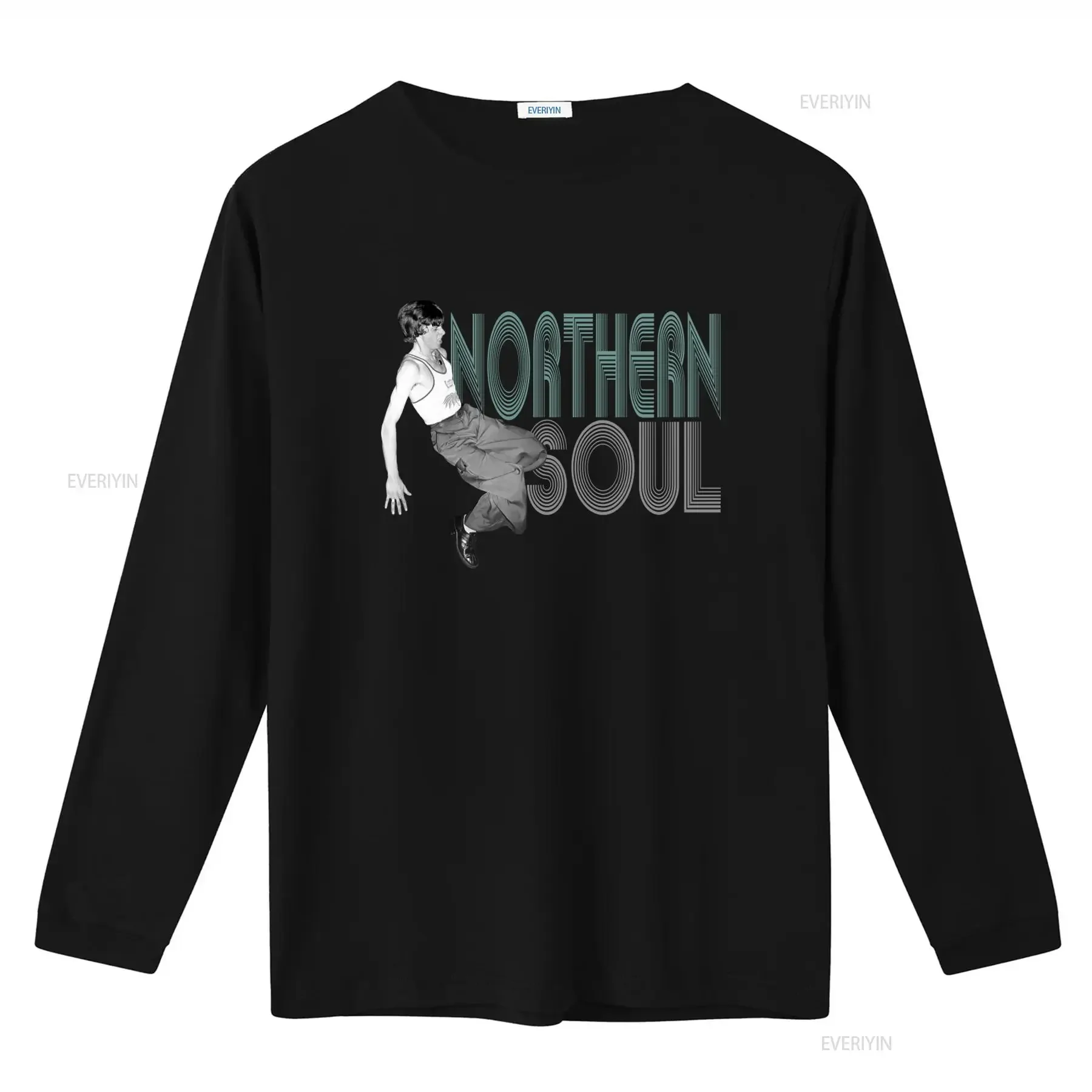Northern Soul Dancer T Shirt Retro Motown Style Print vintage Washed Unisex Versatile designer clothes Top For Everyday Wear