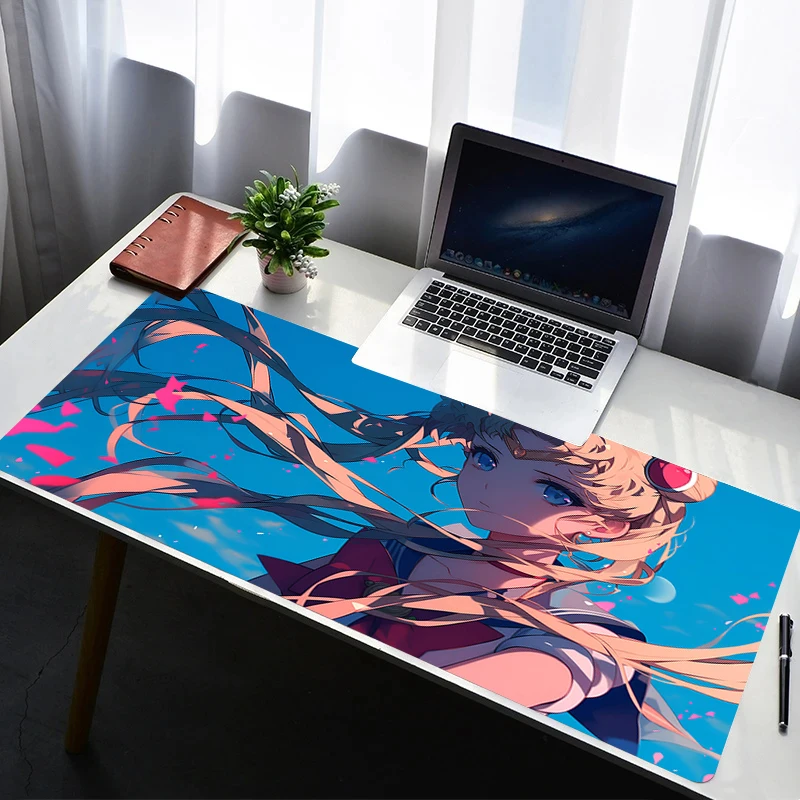 

Mouse Pad PC Non Slip Rubber HD Mousepad Laptop Gamer Cabinet Keyboard Pad Office Computer Gaming Desk S-sailor Moon Mouse Mat