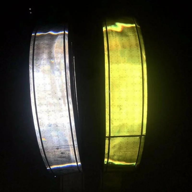 2 Inch Microprism Reflector Sheeting Strip Warning Clothing PVC Tape Reflective Material Garment Auxiliary