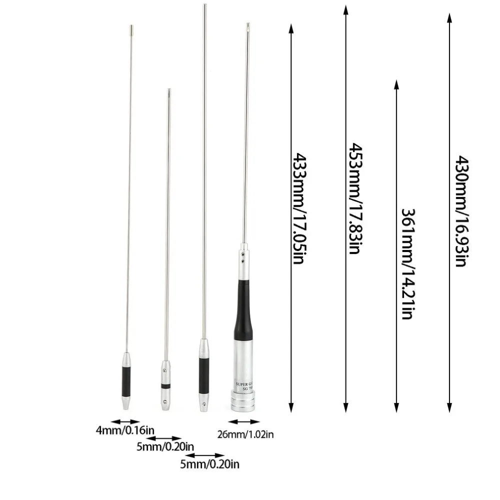 144/430Mhz SG-7900 High dBi Gain Car Radio Antenna U/V Dualband antenna DIAMOND SG7900 Mobile Antenna Strong Signal Base Antenna