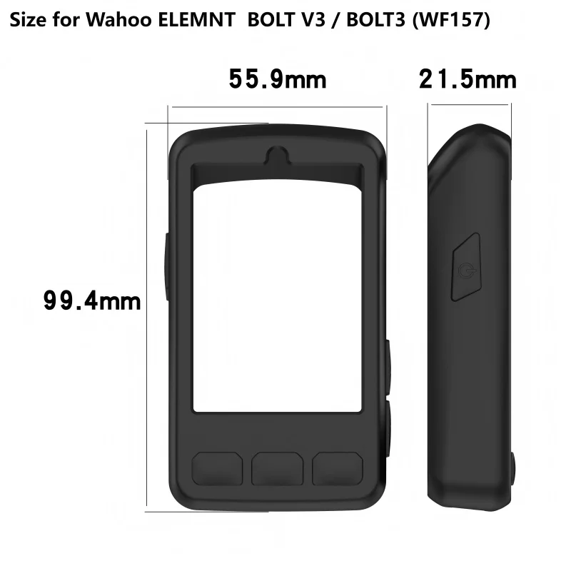 Wahoo ELEMNT ROAM V3 ROAM 3用シリコンケース ソフトプロテクター