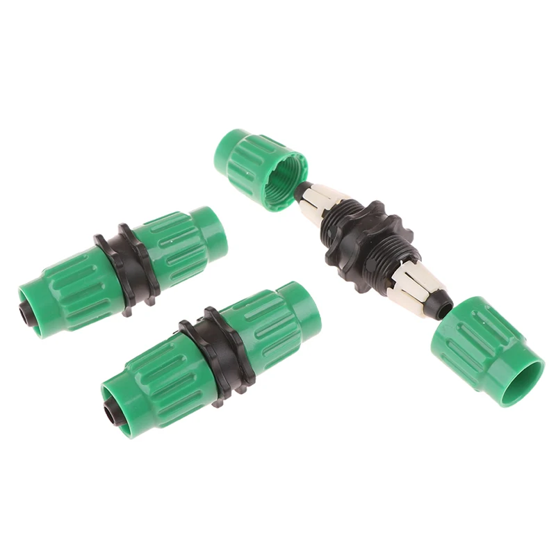 1PCS Expandable Garden Hose Repair Parts Dual-Channel Hose Female Male Connectors Pockets Hose For 3/4In 5/8In Garden Hose