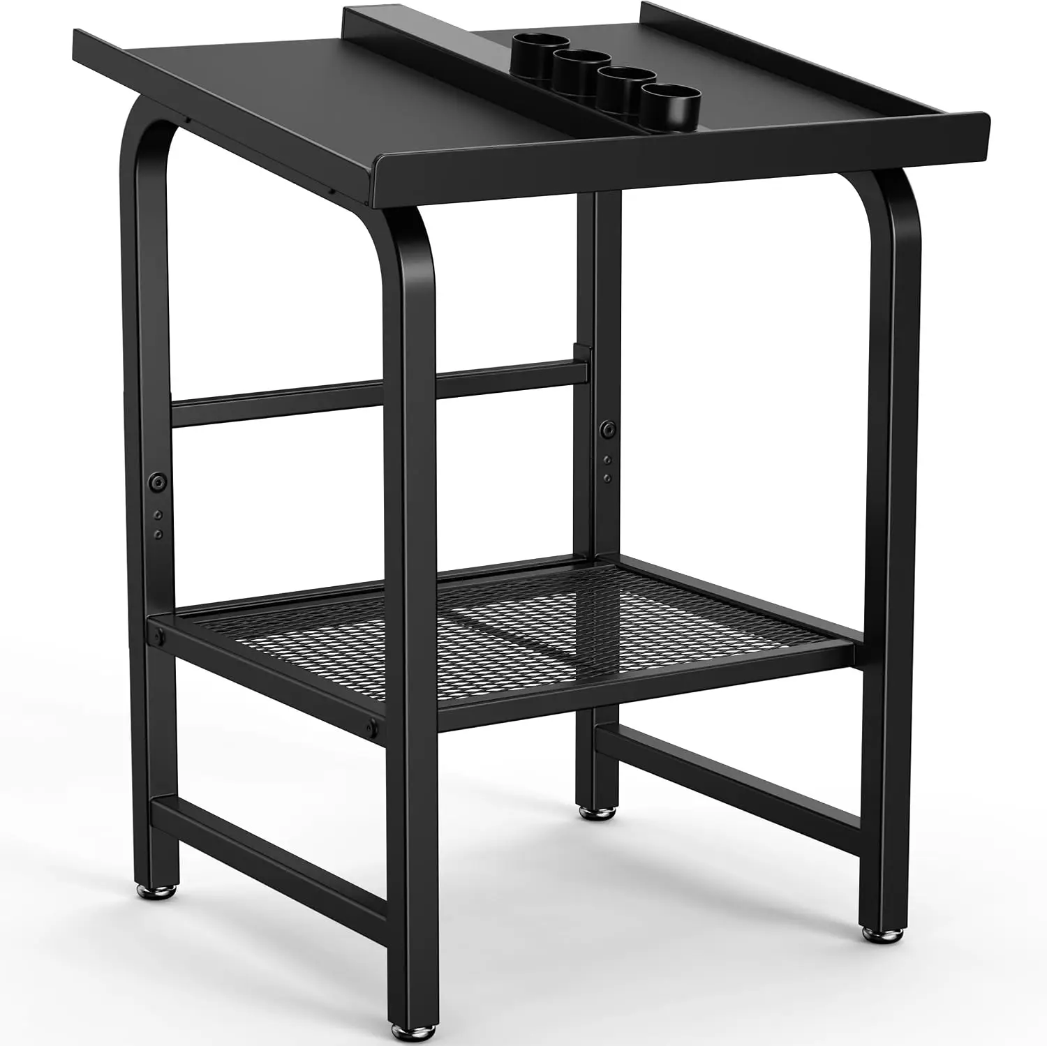 Heavy Duty Stand Holds Kettlebell Dumbbell Weight Capacity 500 Lb Home Gym Rack