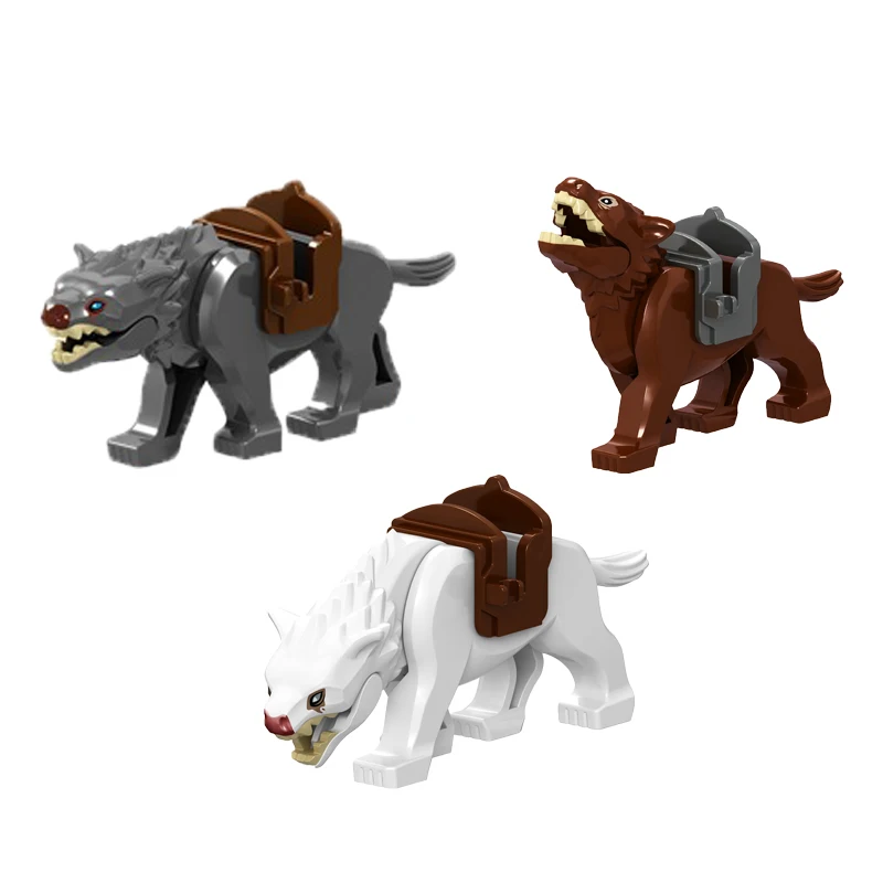 Military Building Blocks Solider Figures Mount War Horse Saddle Reins Adults Children Gifts Toys Animal Accessories Equipments