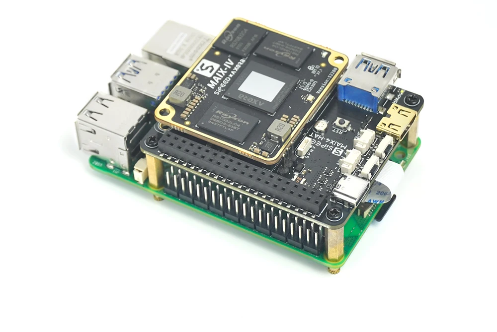 Sipeed Maix4-HAT Rapberry Pi 5 AI HAT Mini LLM Dev Board/بطاقة المسرع Beat Hailo8 18T AX650 Multimodal LLM Deepseek