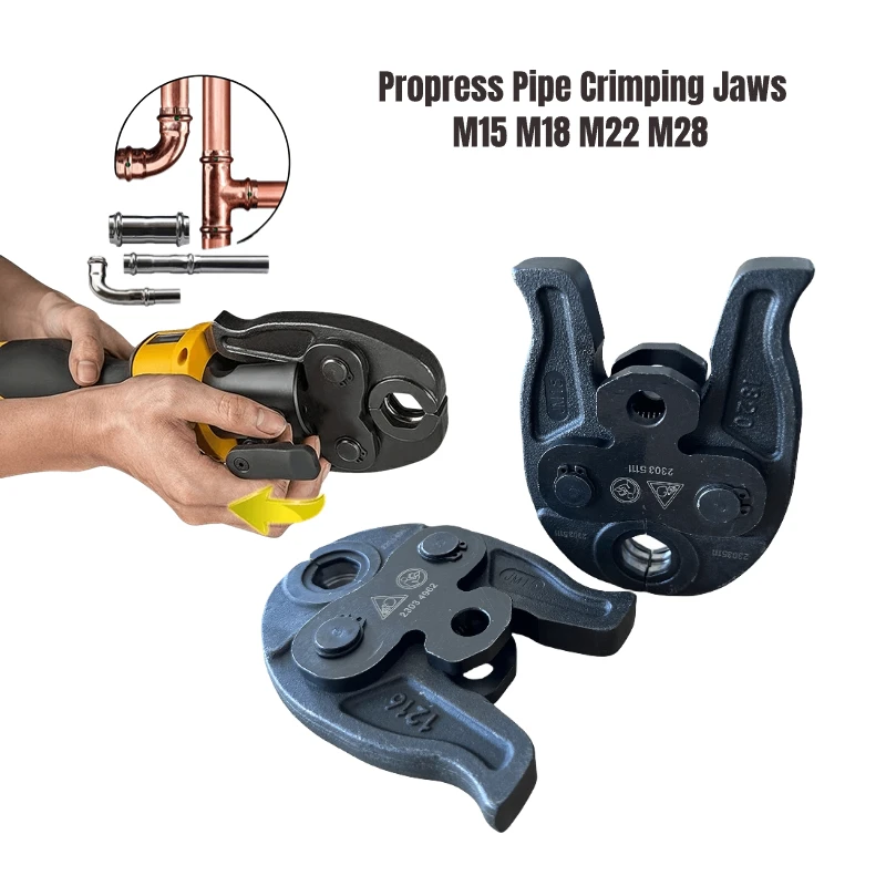 Compact Heavy  M15 Jaw for Pipe Crimping Stainless Steel Copper Lead Hammer Tool for HVAC Hydraulic Applications