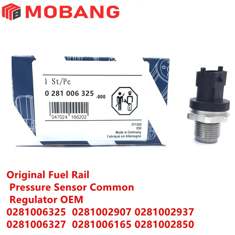 Best Promotion 1800 Bar Fuel Rail Pressure Sensor 0281002937 504247741 55207677 For CUMMINS VOLVO IVECO MAN FIAT JACK RENAULT