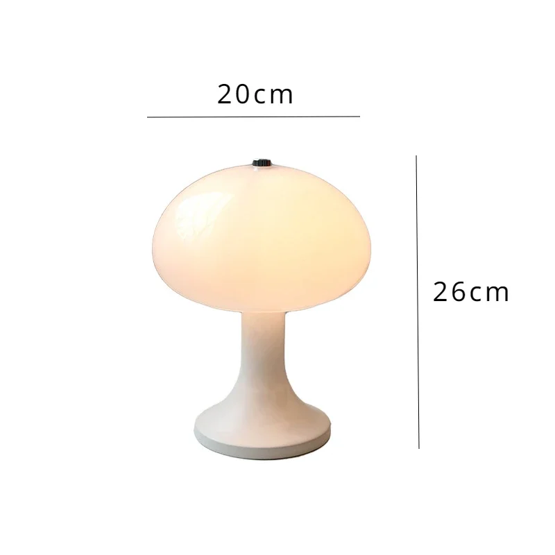 Vintage Creative Glass Table Lamp Wood Base Bedroom Bedside Living Room Hotel Restaurant Desktop Decoration Night Light