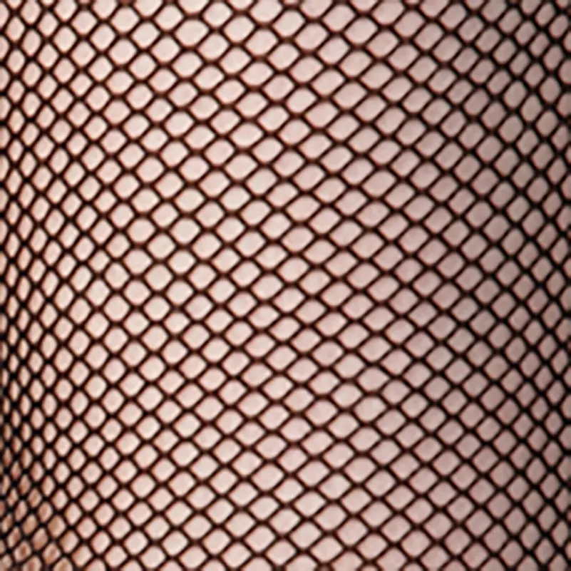 Sexy Fishnet Tights Stocking Women Mesh Latin Stocking  Toe Encryption Plus Color Pantyhose Pants Transparent Core Wire Black