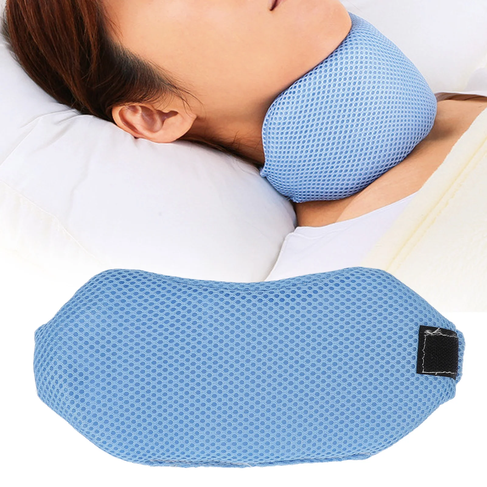 Anti Snore Stop Snoring Chin Strap Belt Snore Stopper Bandage Sleep Aid for Nighttime Sleep Improvement Snoring Device