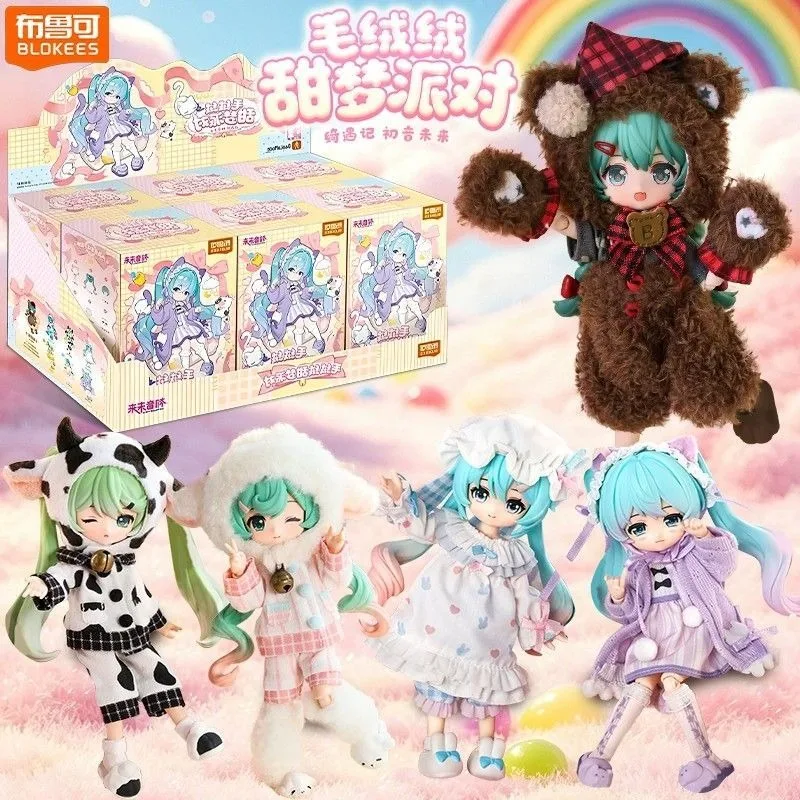 blokees-初音ミク-スウィートドリームパーティー-組み立てブロック-アニメ漫画ぬいぐるみ-組み立てブロック-おもちゃ-オーナメント-ホリデーギフト