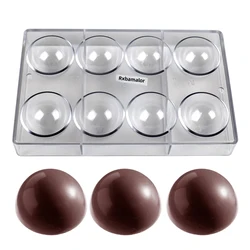 Polycarbonate Chocolate Molds 28mm/60mm Sphere Chocolate Bombs Bonbons Candy Professional Confectionery Baking Pastry Tools