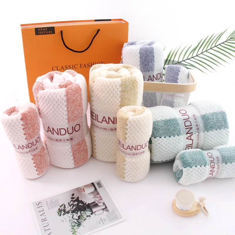 Luxuriously Soft and Absorbent Hand Towel for Bathroom and Face - Thickened for Maximum Comfort and Durability 13.7*29.5/35*75cm