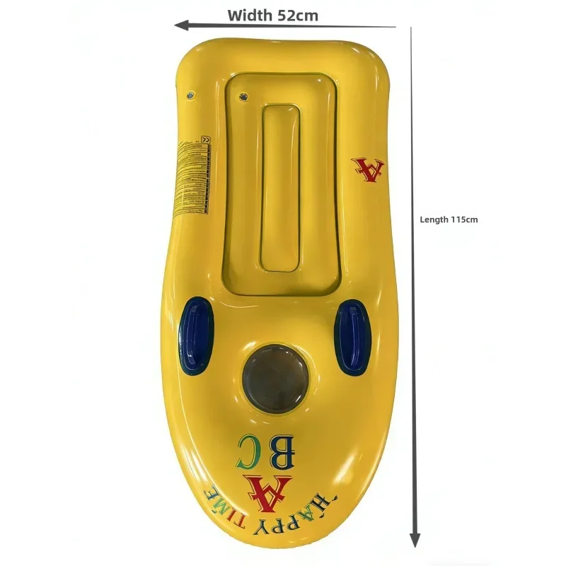 Summer Hot-Selling Kids Inflatable Surfboard, 115cm PVC Float Board for Water Play, Swimming, River Drifting, Floating Raft