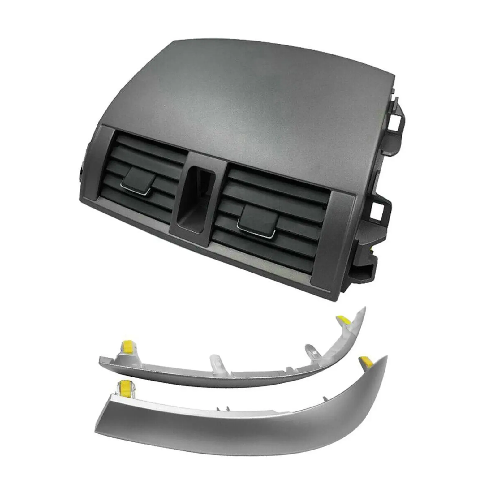 Car Center Dash A/C Outlet Air Vent Panel With Trim Strip For Toyota Corolla 2009 2010 2011 2012 2013 55670-02160